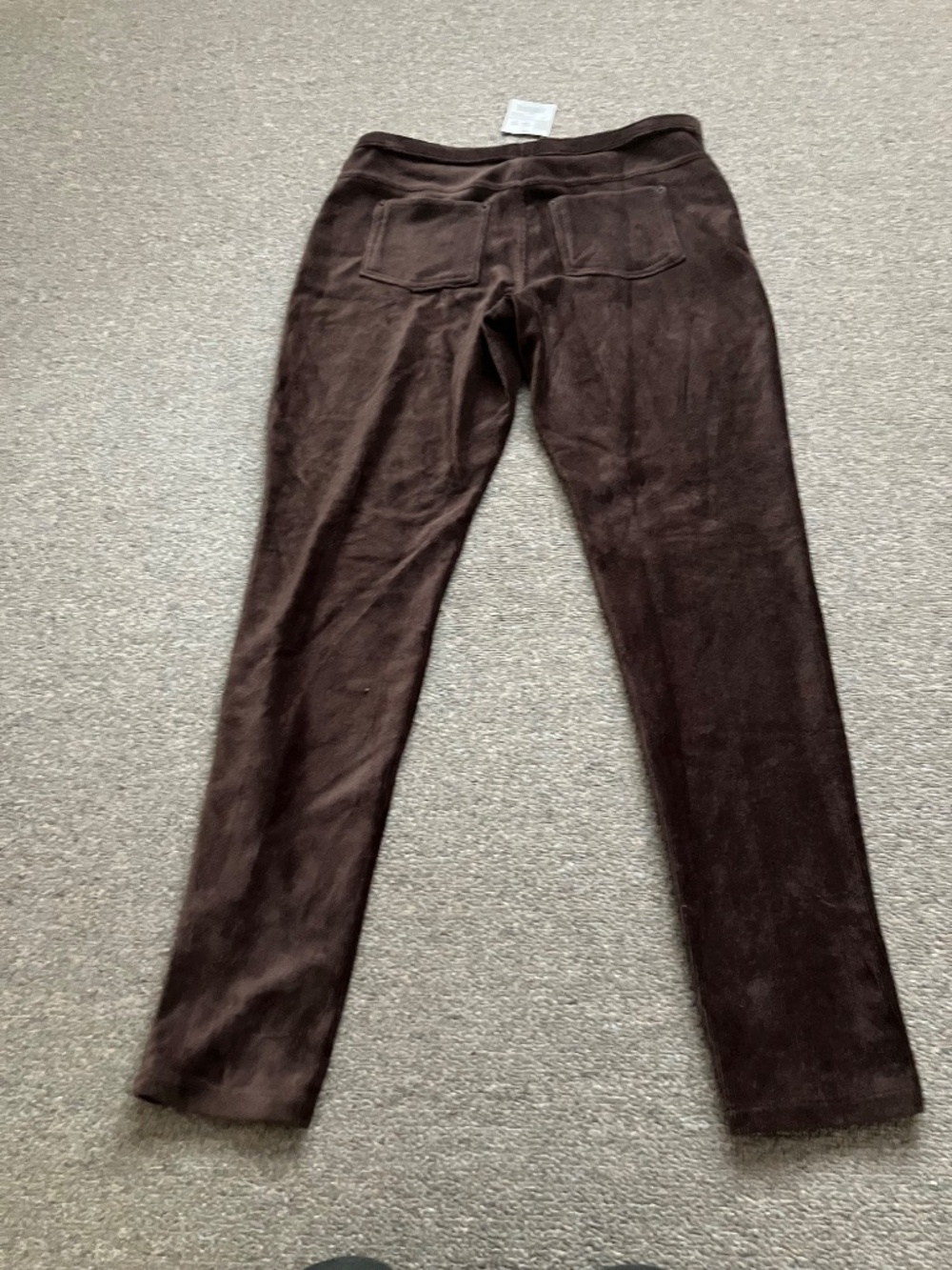 NWT Women’s Hue Brown Corduroy Leggings Size Large - Picture 4 of 9
